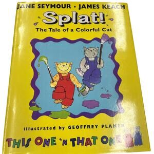 Splat Tale of a Colorful Cat 1998 First Impression HC Dust Jacket Jane Seymour